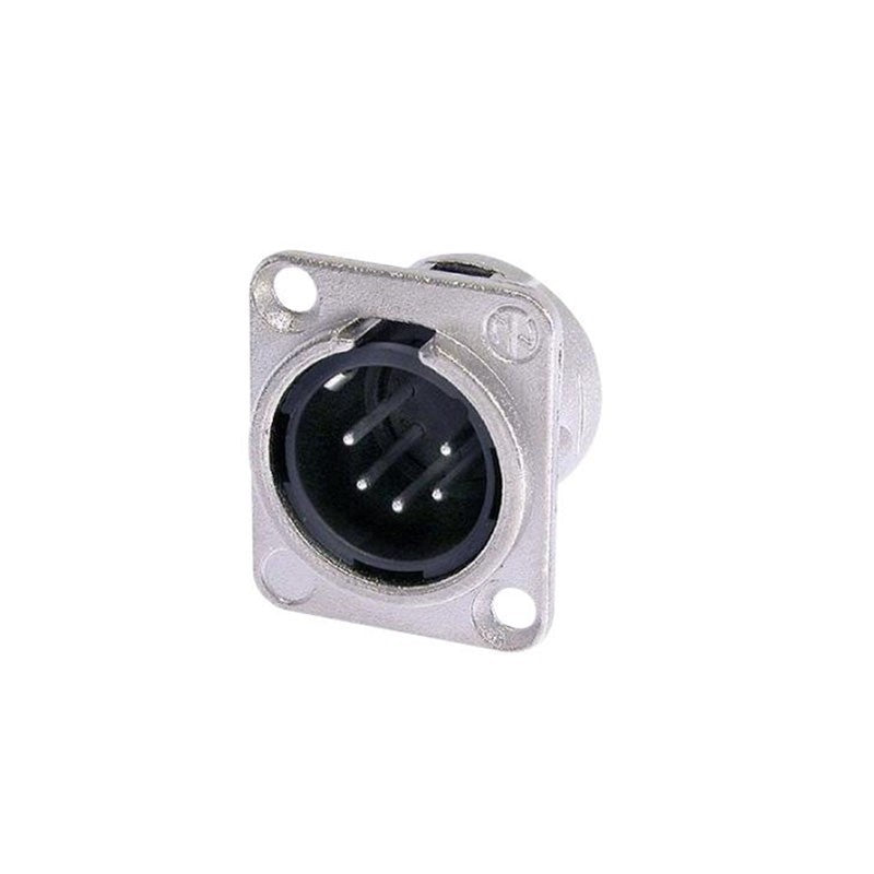 REAN RC5MDL - Conector XLR Macho 5 Pines Plata