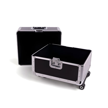 Reloop 120 TROLLEY RECORD CASE - Maleta tipo trolley de madera y cantoneras de aluminio para 120 vinilos - Tempo Shop