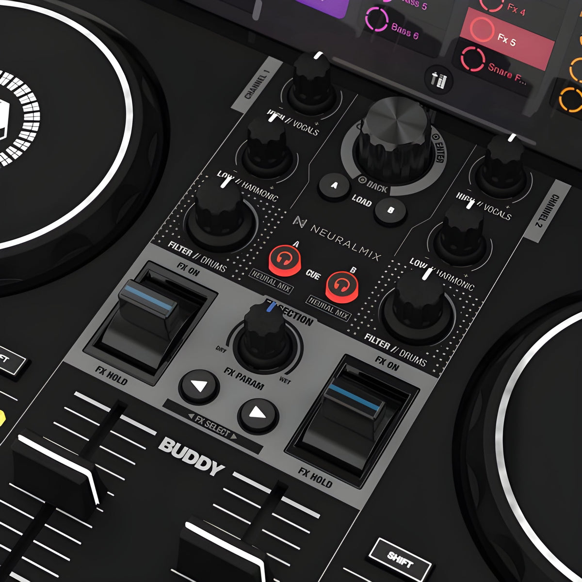 Reloop BUDDY - Controlador de DJ muy compacto para PC, Mac, iOS y Android - Tempo Shop
