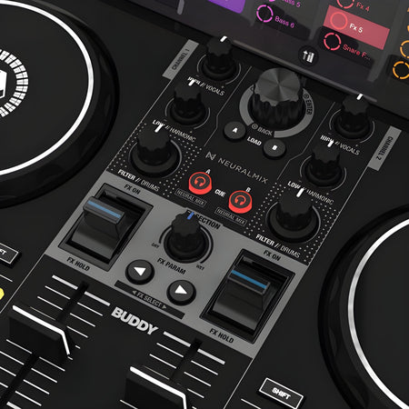 Reloop BUDDY - Controlador de DJ muy compacto para PC, Mac, iOS y Android - Tempo Shop
