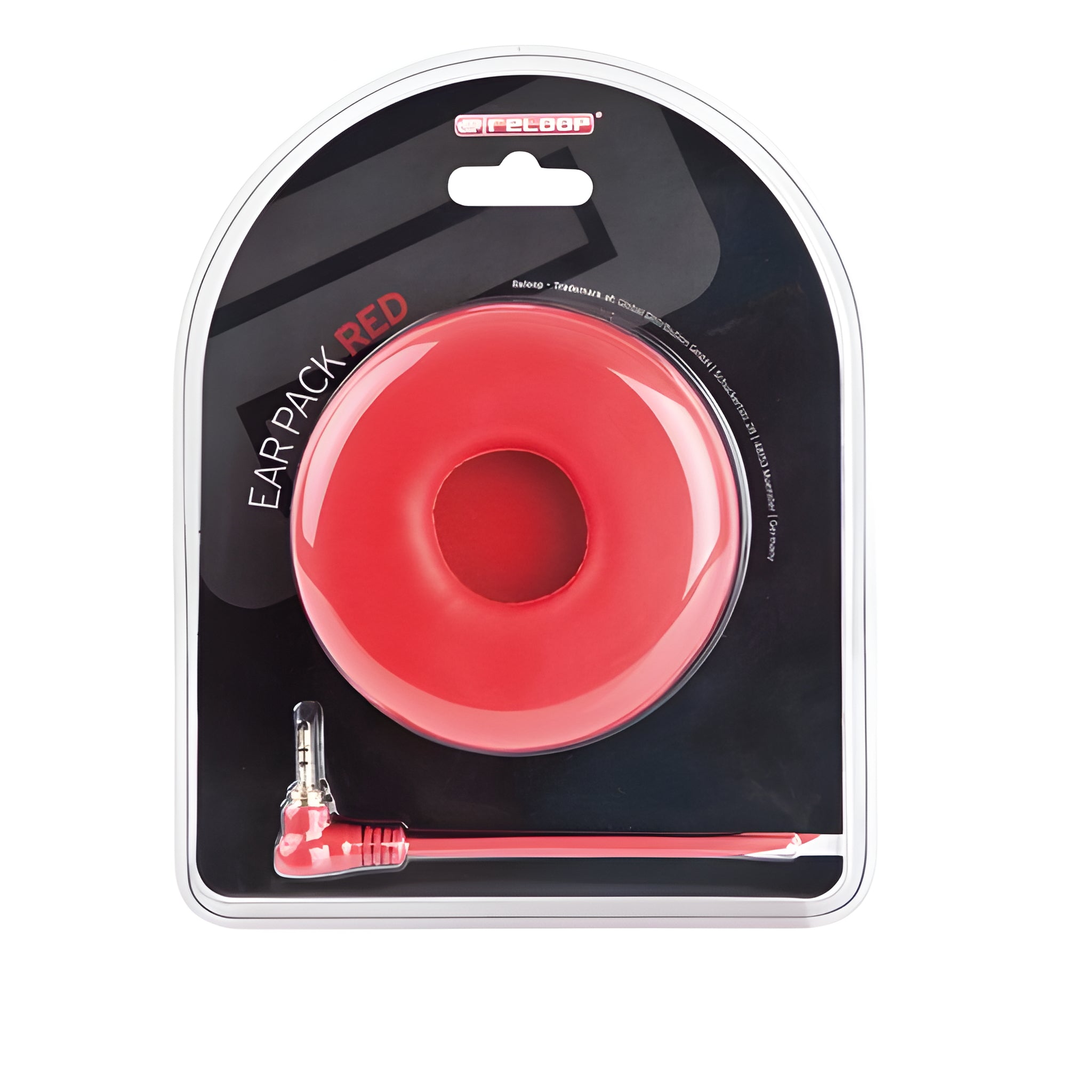 Reloop EAR PACK DELUXE - Cable helicoidal y par de almohadillas. Rojo - Tempo Shop