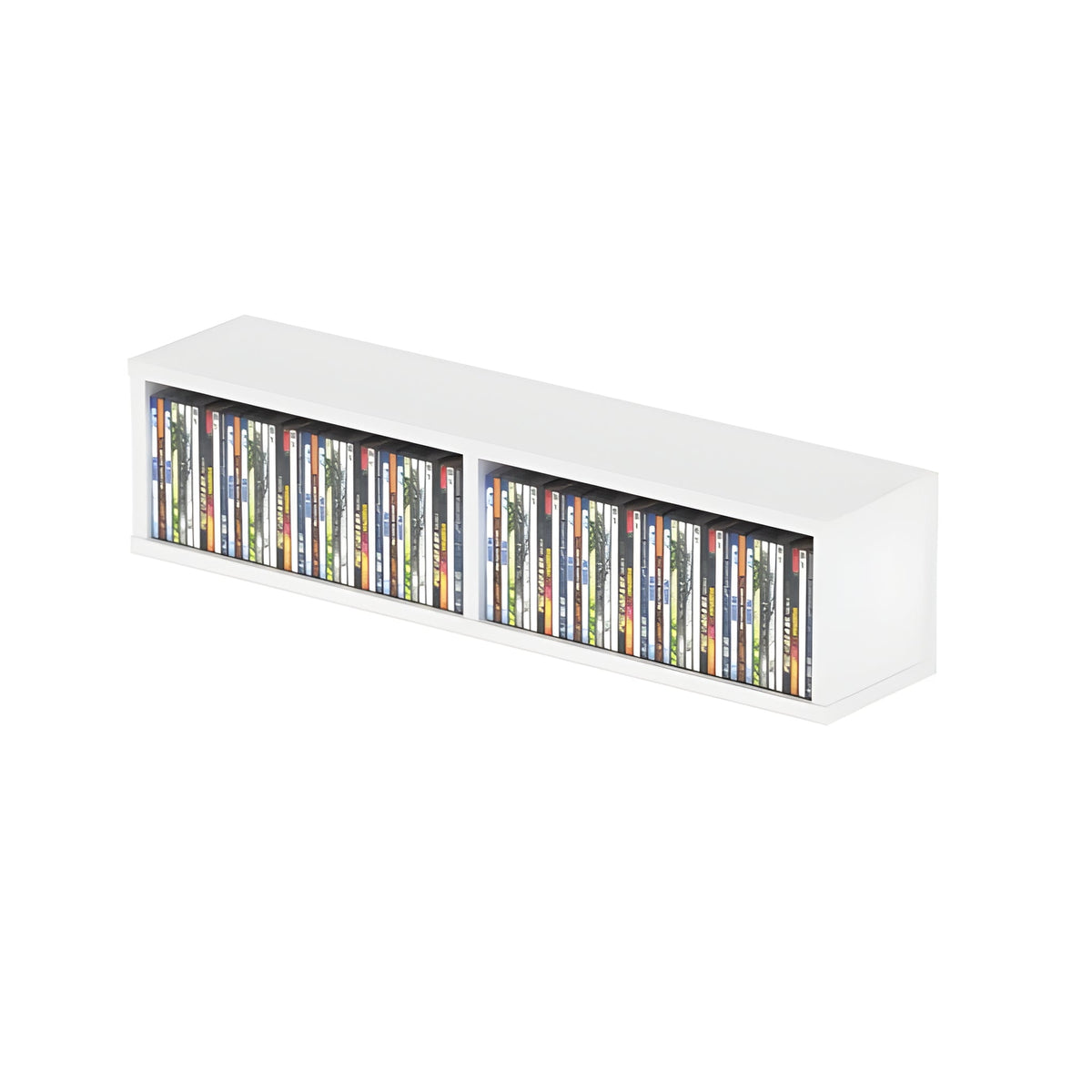 Reloop GLORIOUS CD BOX WHITE 90 - Mueble para estudio con capacidad para 90 Compact disc. Blanco - Tempo Shop