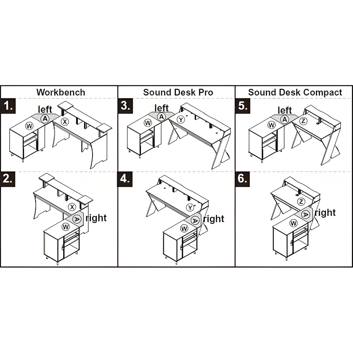 Reloop GLORIOUS MODULAR SIDE RACK ADAPTER WALNUT - Adaptador para conectar las estaciones de trabajo de las series Sound Desk y Workbench al Modular Side Rack. Nogal - Tempo Shop