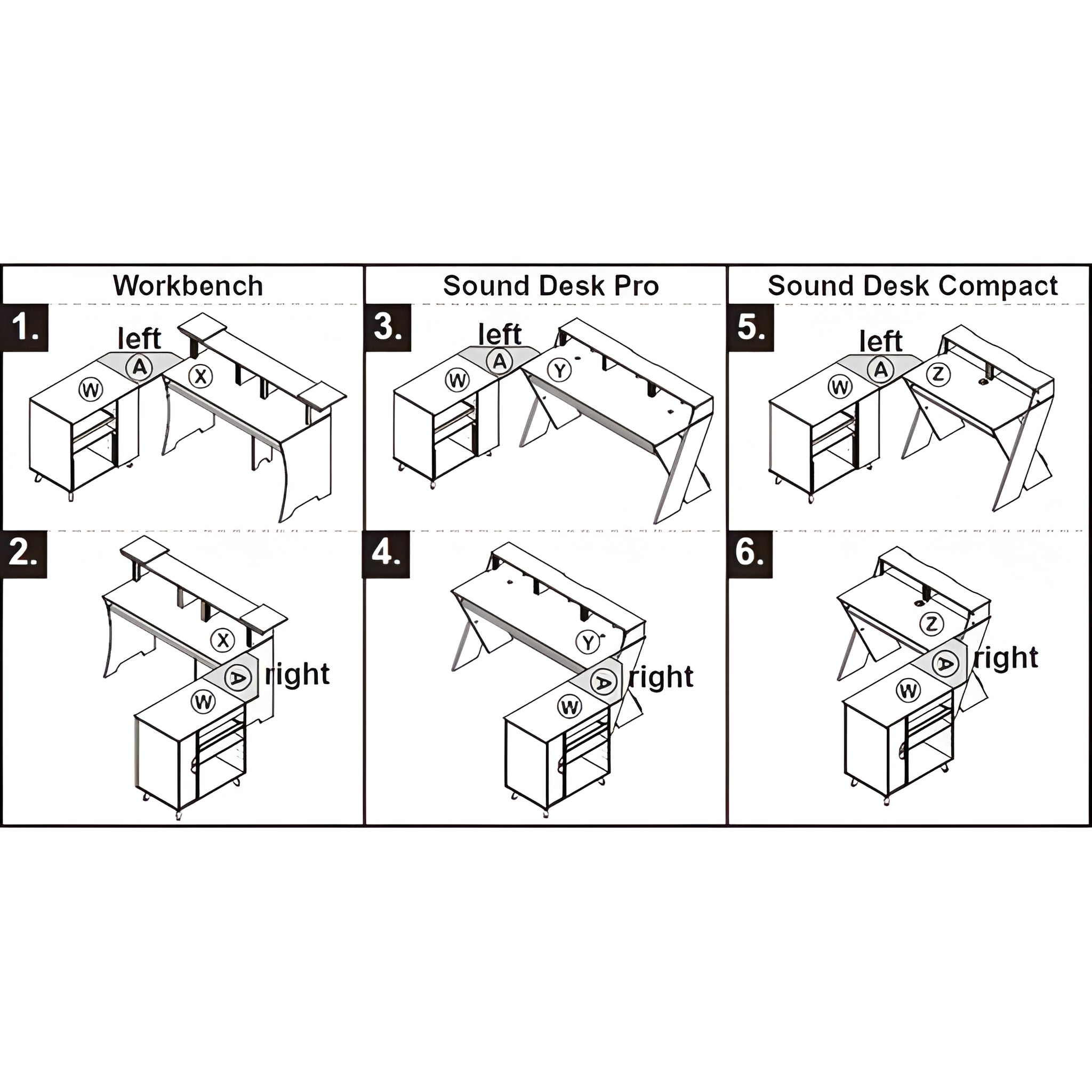 Reloop GLORIOUS MODULAR SIDE RACK ADAPTER WALNUT - Adaptador para conectar las estaciones de trabajo de las series Sound Desk y Workbench al Modular Side Rack. Nogal - Tempo Shop