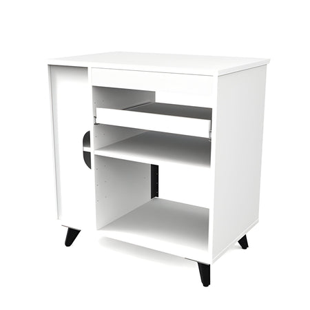 Reloop GLORIOUS MODULAR SIDE RACK WHITE - Estante modular para las mesas de estudio de la serie Sound Desk y Workbench. Blanco - Tempo Shop