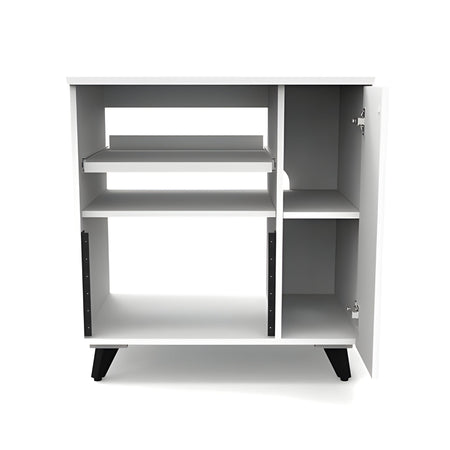 Reloop GLORIOUS MODULAR SIDE RACK WHITE - Estante modular para las mesas de estudio de la serie Sound Desk y Workbench. Blanco - Tempo Shop