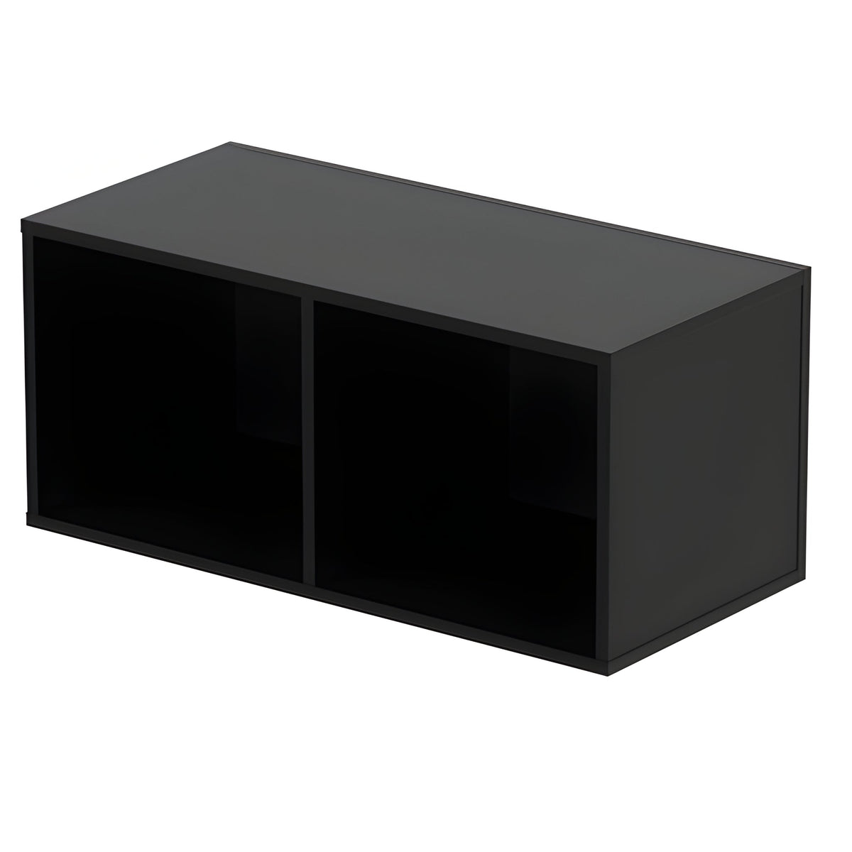 Reloop GLORIOUS RECORD BOX BLACK 230 - Sistema de almacenamiento sencillo y sólido para hasta 230 discos de 12''. Negro - Tempo Shop