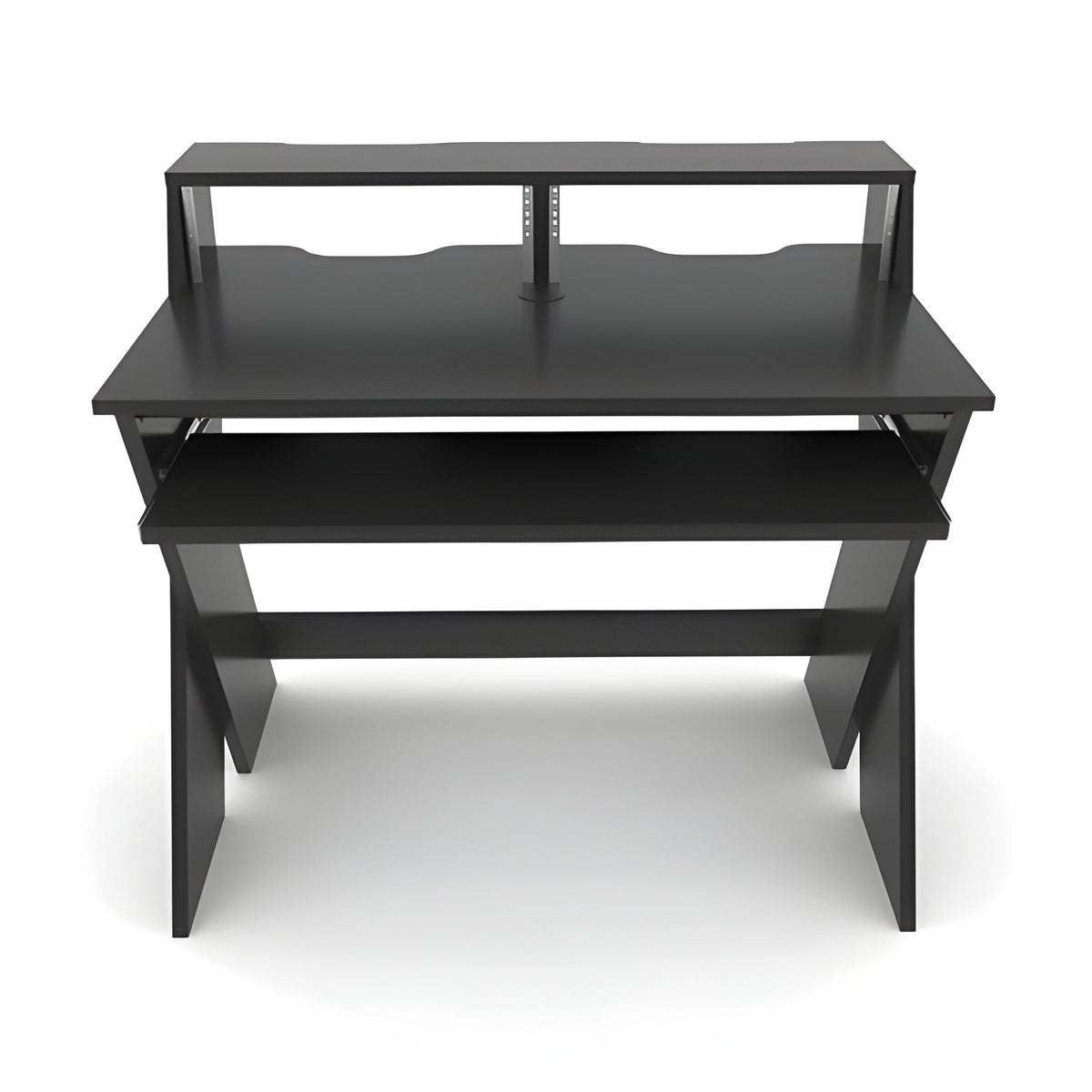 Reloop GLORIOUS SOUND DESK COMPACT BLACK - Estación de trabajo de estudio profesional compacta. Negro - Tempo Shop