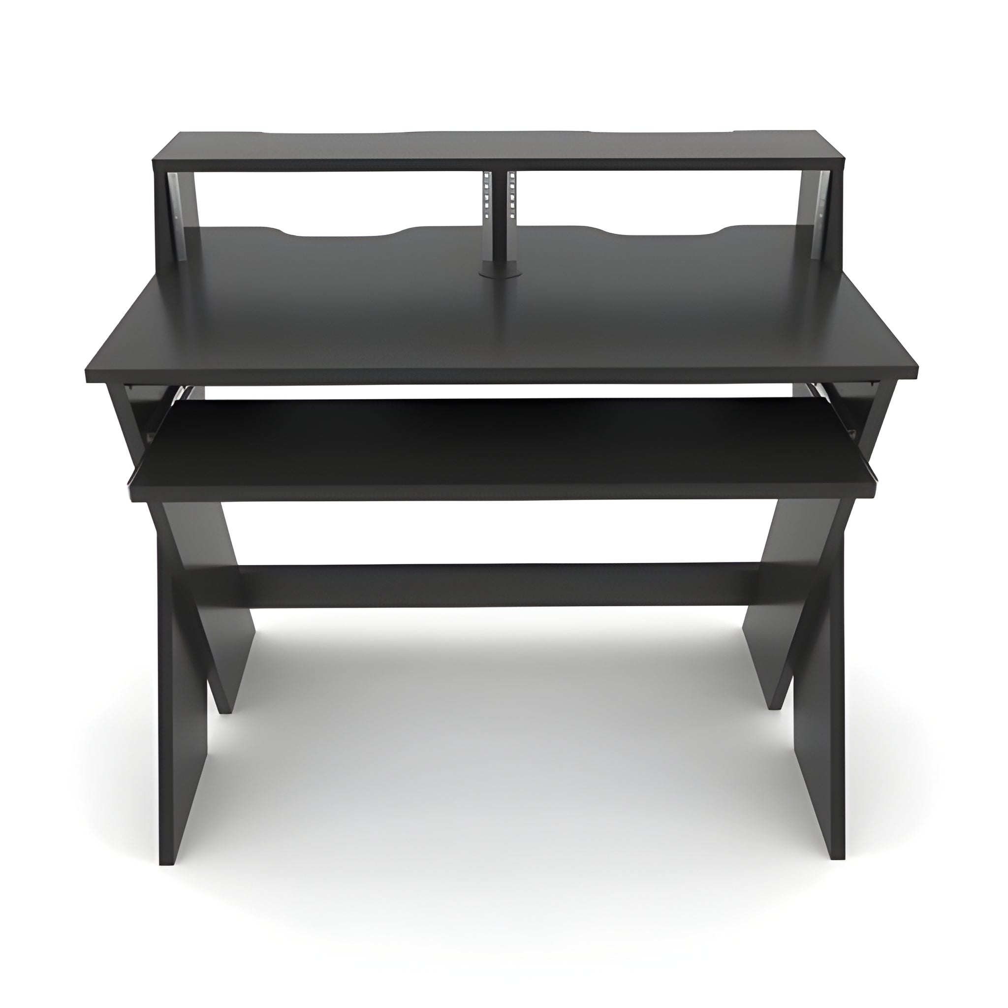 Reloop GLORIOUS SOUND DESK COMPACT BLACK - Estación de trabajo de estudio profesional compacta. Negro - Tempo Shop