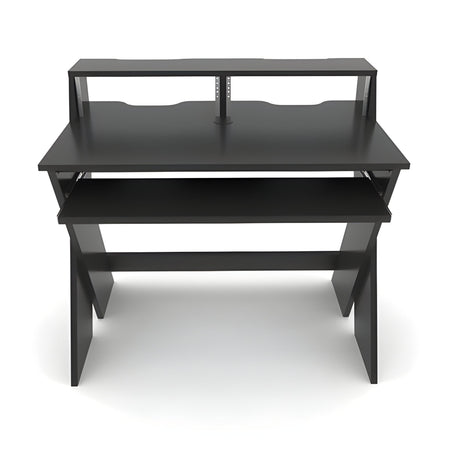 Reloop GLORIOUS SOUND DESK COMPACT BLACK - Estación de trabajo de estudio profesional compacta. Negro - Tempo Shop