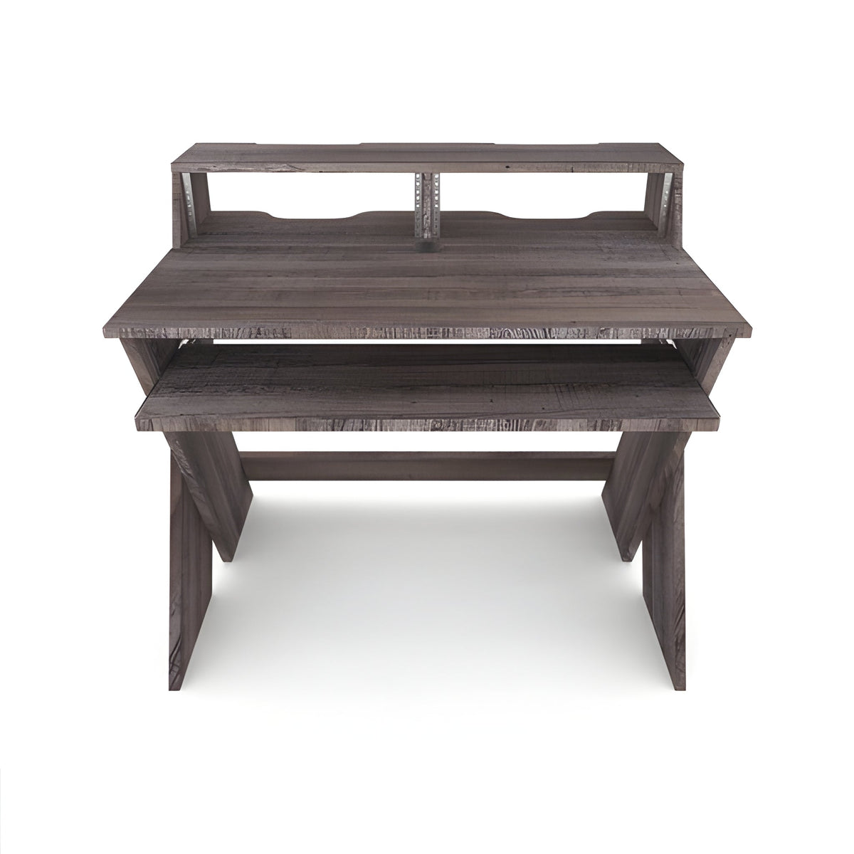 Reloop GLORIOUS SOUND DESK COMPACT WALNUT - Estación de trabajo de estudio profesional compacta. Nogal - Tempo Shop