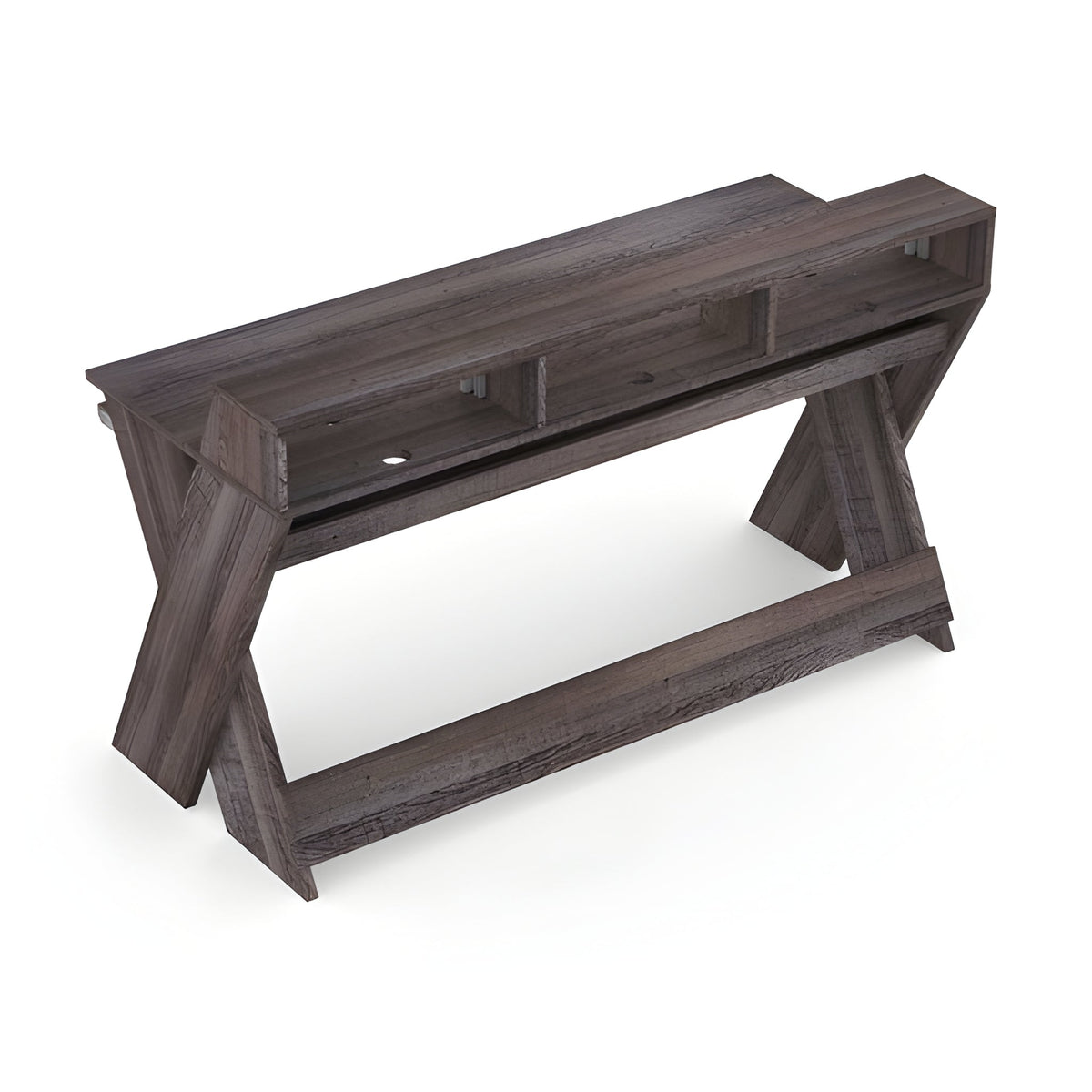 Reloop GLORIOUS SOUND DESK PRO WALNUT - Estación de trabajo de estudio profesional. Nogal - Tempo Shop