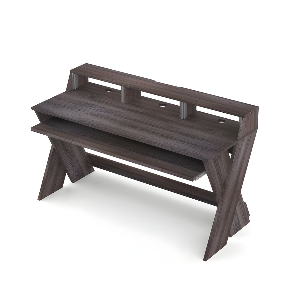 Reloop GLORIOUS SOUND DESK PRO WALNUT - Estación de trabajo de estudio profesional. Nogal - Tempo Shop