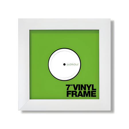 Reloop GLORIOUS VINYL FRAME SET 7' WHITE - 3x marcos de madera para vinilo 7". Blanco - Tempo Shop