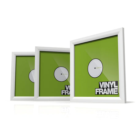 Reloop GLORIOUS VINYL FRAME SET WHITE - 3x marcos de madera para vinilo 12". Blanco - Tempo Shop