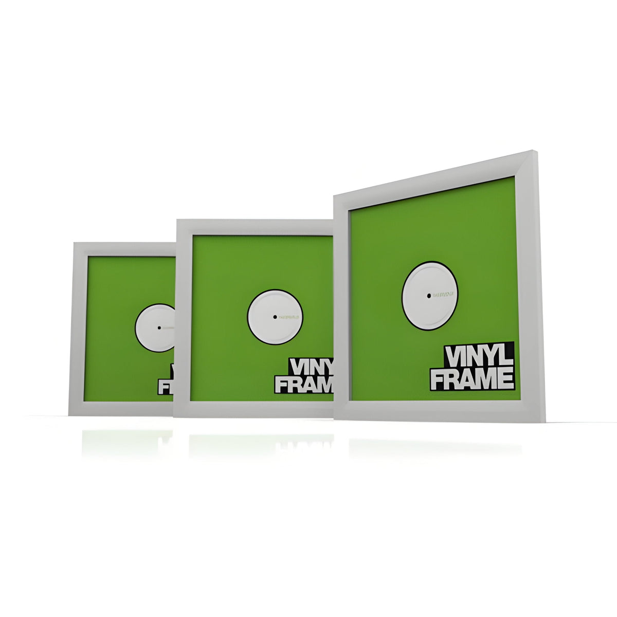 Reloop GLORIOUS VINYL FRAME SET WHITE - 3x marcos de madera para vinilo 12". Blanco - Tempo Shop