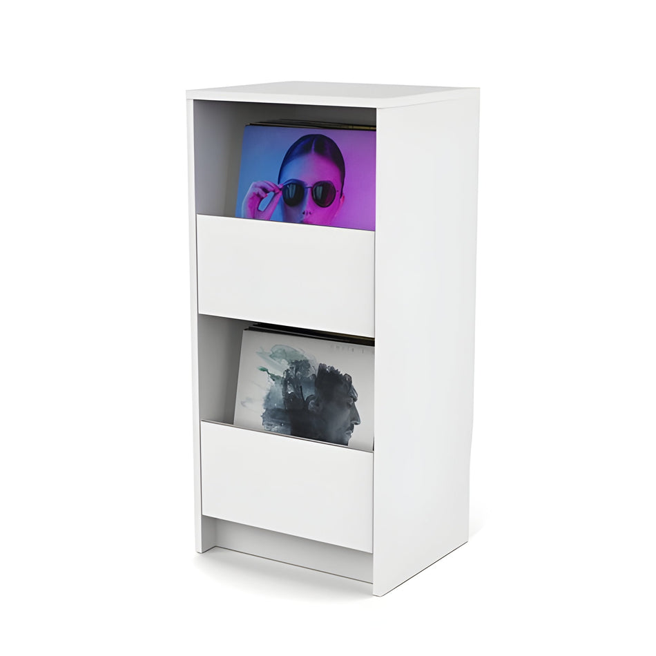 Reloop GLORIOUS VINYL VAULT WHITE - Sistema de almacenaje para 160 LPs de vinilo. Blanco - Tempo Shop