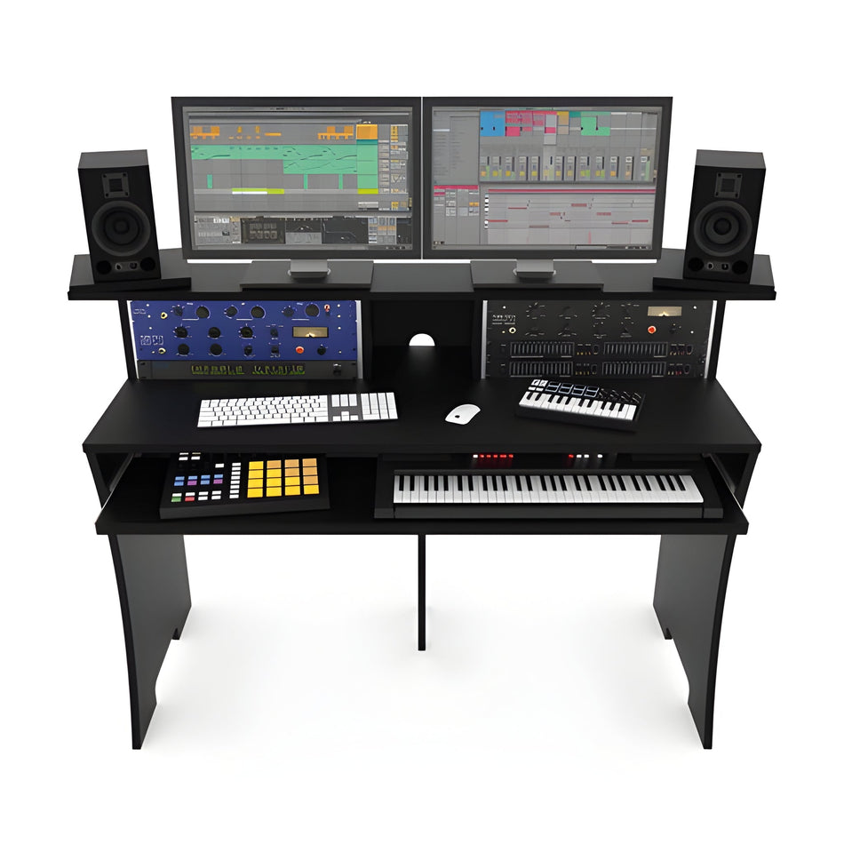 Reloop GLORIOUS WORKBENCH BLACK - Estación de trabajo para estudio. Negro - Tempo Shop