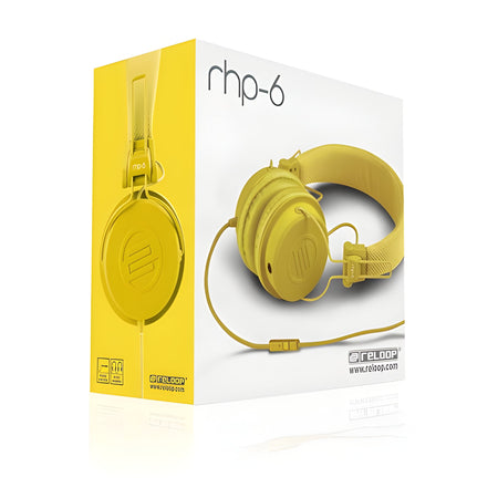 Reloop RHP - 6 AMARILLO - Auricular de DJ. Amarillo - Tempo Shop