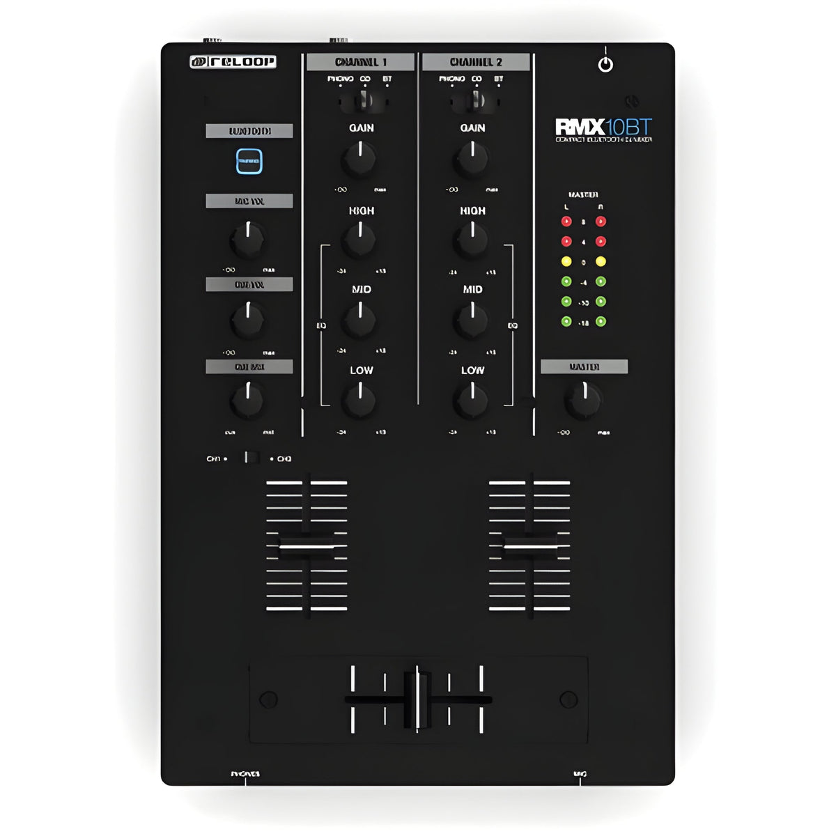 Reloop RMX - 10 BT - Mezclador de DJ compacto de 2 canales - Tempo Shop