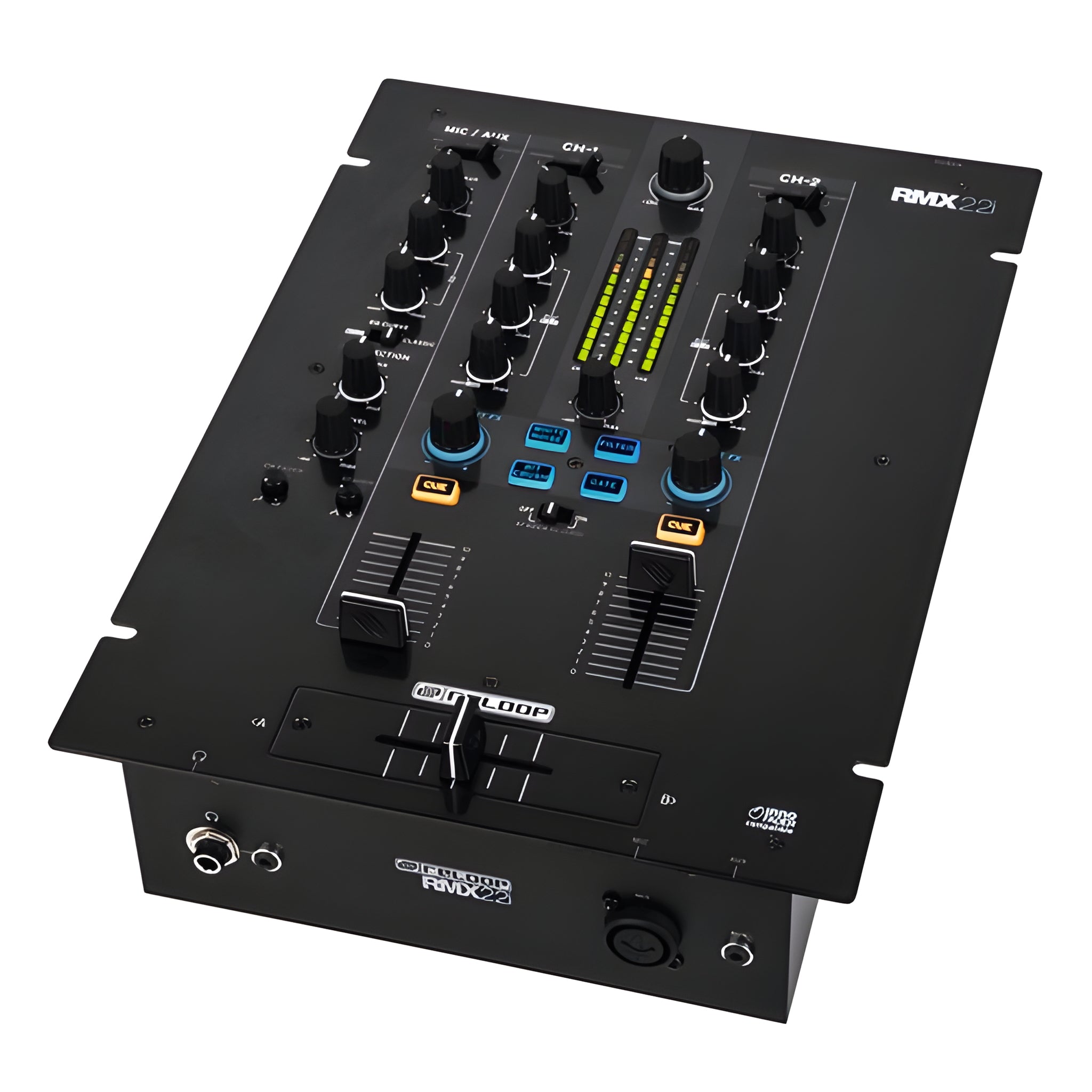 Reloop RMX - 22I - Mezclador de DJ de 2 canales + 1 (para mic o auxiliar con entrada frontal) - Tempo Shop