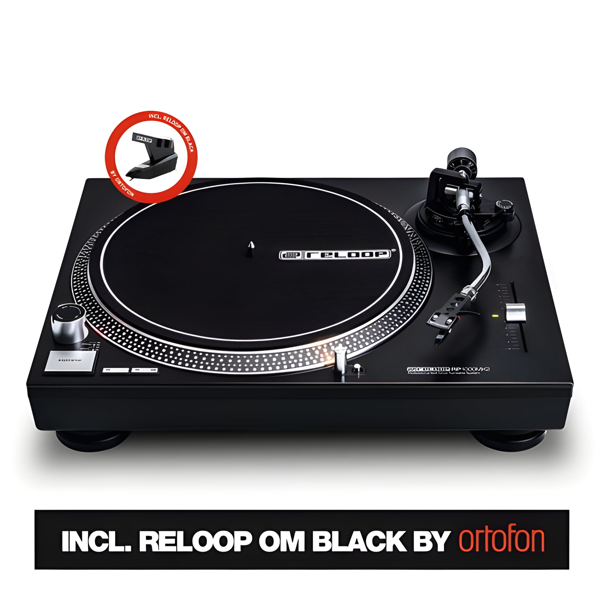 Reloop RP - 1000 MK2 - Plato tocadiscos para DJ con accionamiento por correas y motor de alta potencia - Tempo Shop