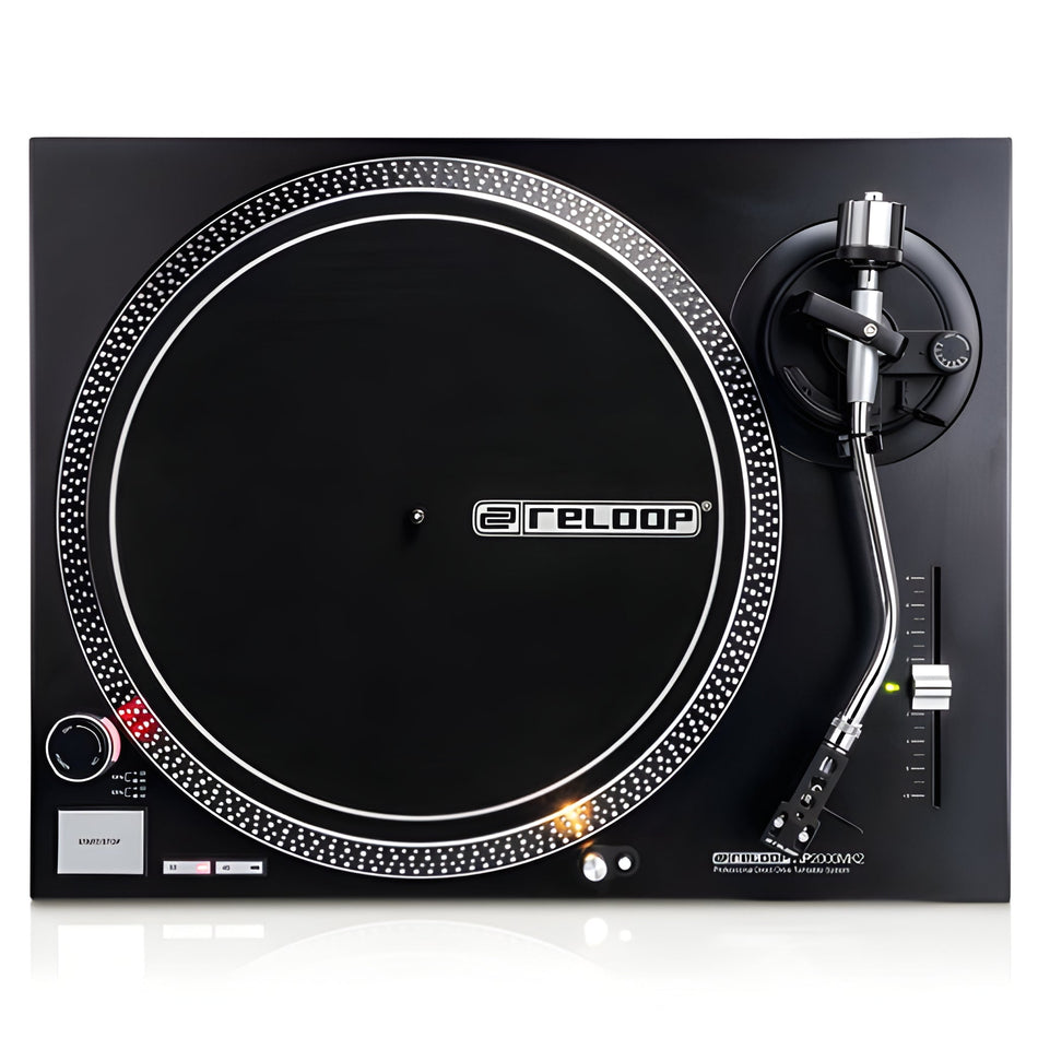 Reloop RP - 2000 MK2 - Plato tocadiscos DJ controlado por cuarzo con accionamiento directo - Tempo Shop