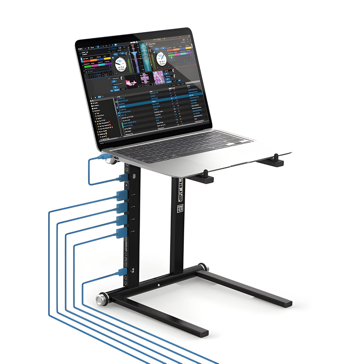 Reloop STAND HUB - Soporte para laptop o controladora con HUB USB - Tempo Shop