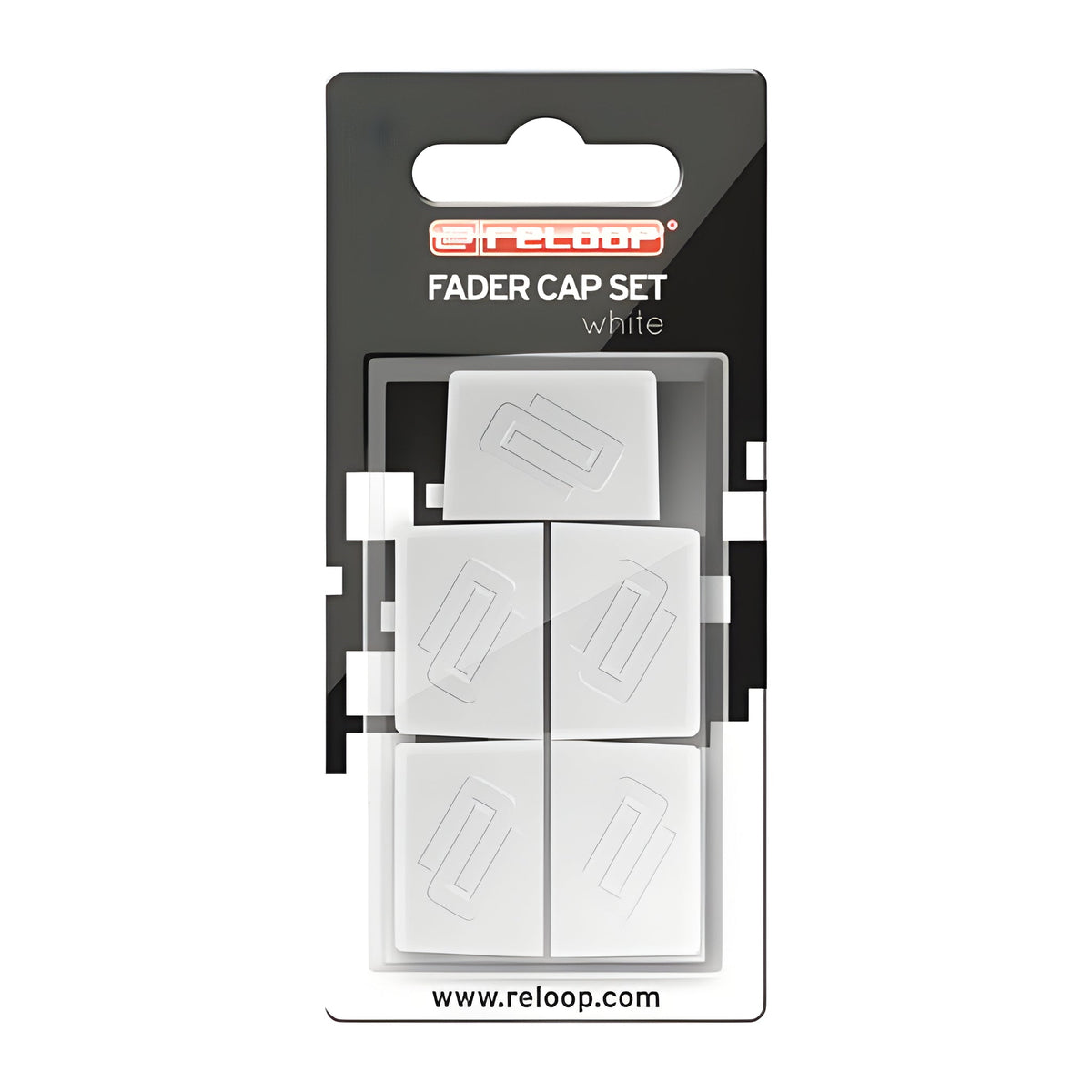 Reloop TAPA FADER BLANCO - Pack de 8 tapas para fader. Blanco - Tempo Shop