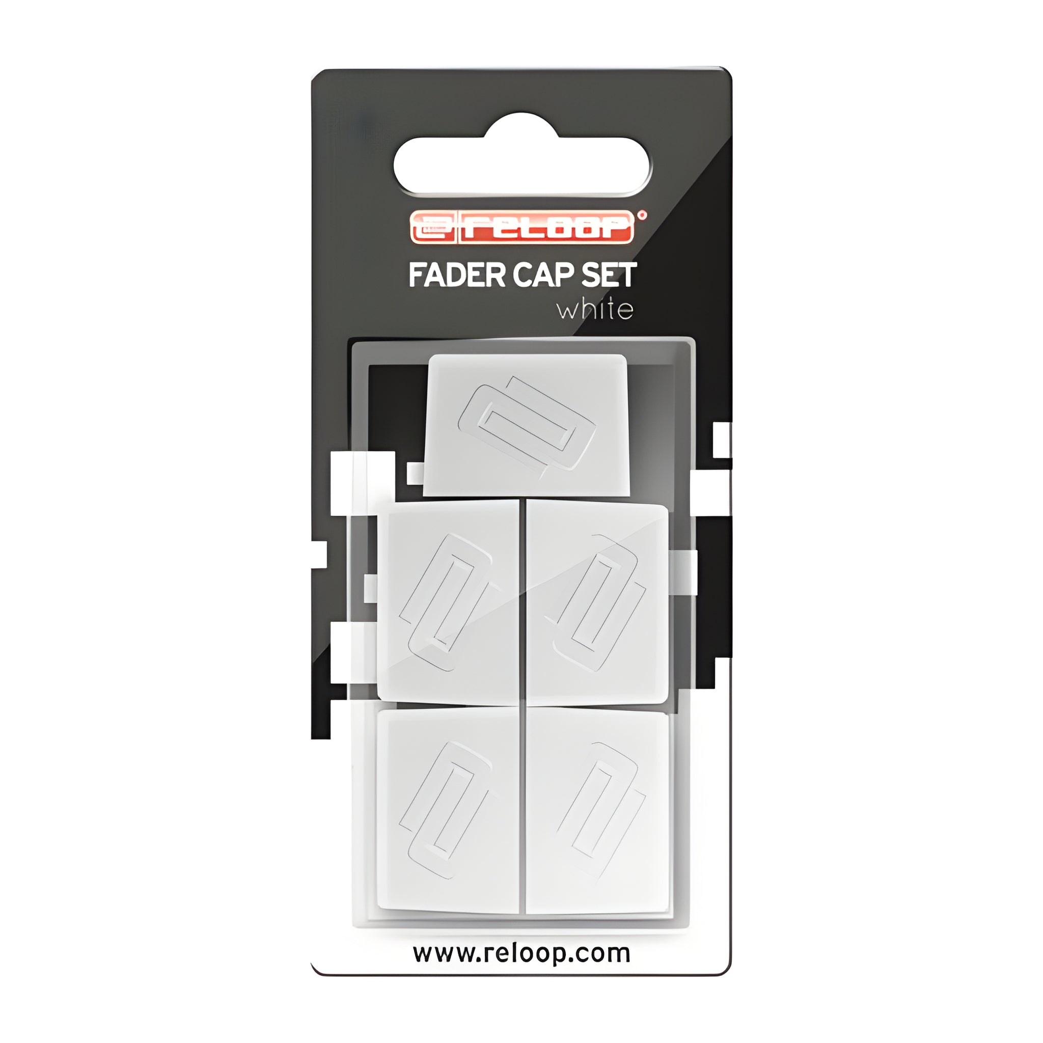 Reloop TAPA FADER BLANCO - Pack de 8 tapas para fader. Blanco - Tempo Shop