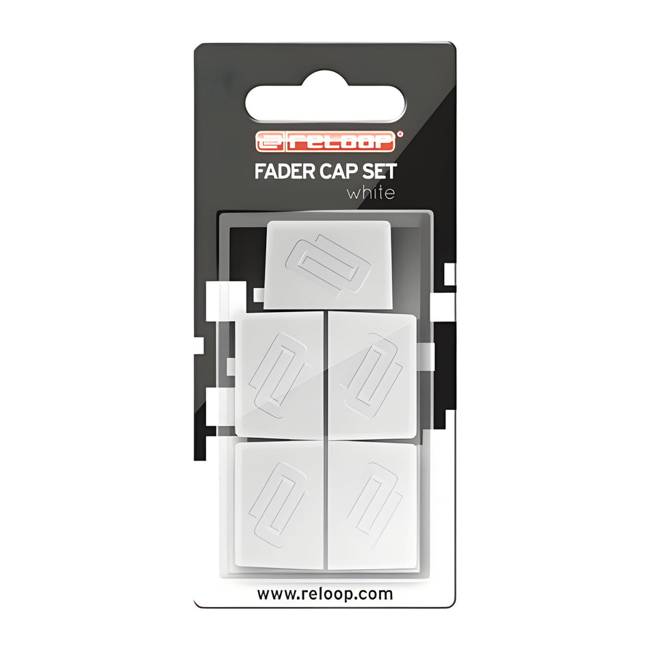 Reloop TAPA FADER BLANCO - Pack de 8 tapas para fader. Blanco - Tempo Shop