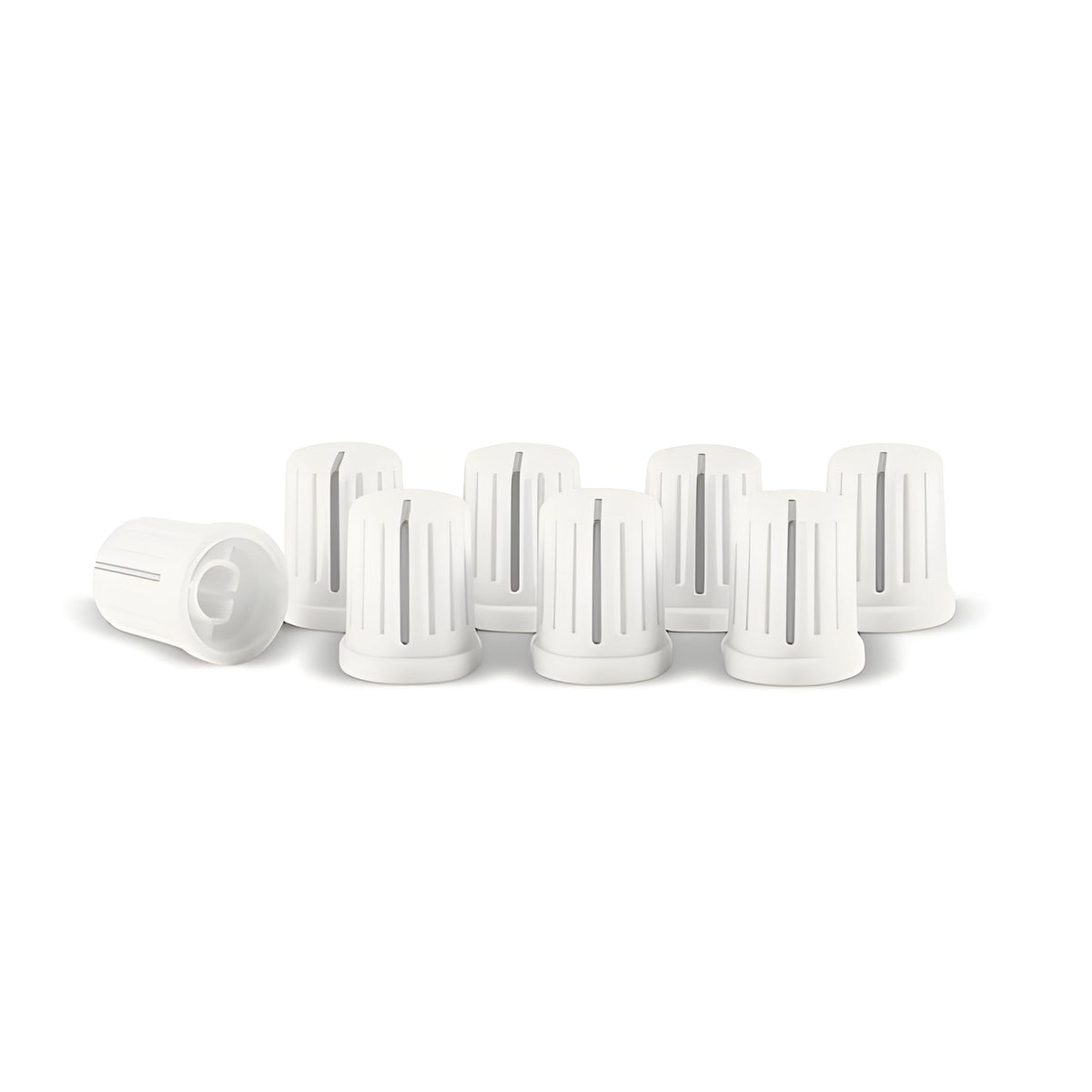 Reloop TAPA POTENCIÓMETRO BLANCO - Pack de 8 tapas para potenciómetro. Blanco - Tempo Shop