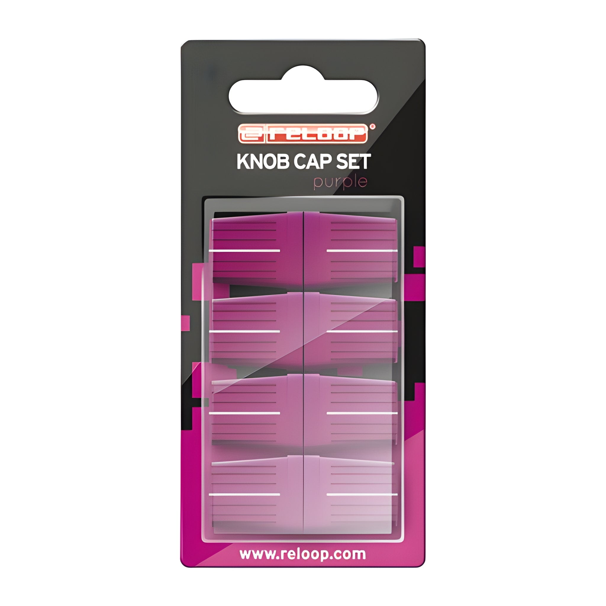 Reloop TAPA POTENCIÓMETRO MORADO - Pack de 8 tapas para potenciómetro. Morado - Tempo Shop