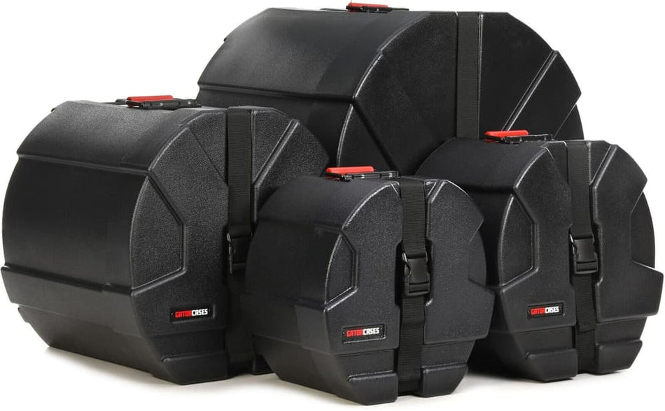 Gator GPCJZFUSIONPACK - Set de Estuches Rígidos para Batería Jazz Fusión