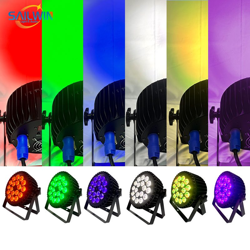 SAILWIN SW-C6V18 - Foco PAR LED RGBAW+UV de aluminio - imagen 10