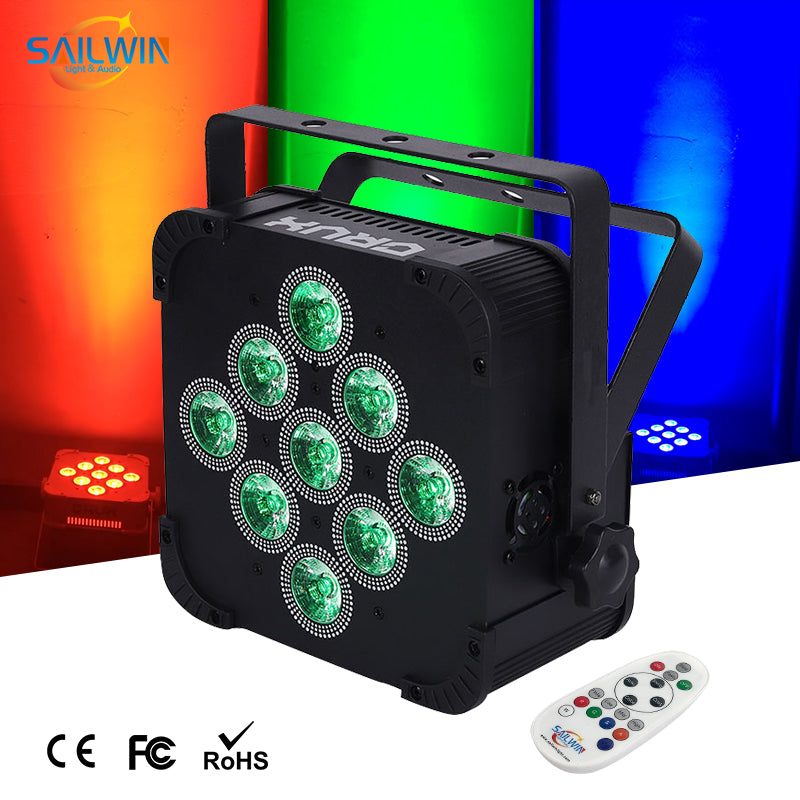 SAILWIN SW-C6V9BW - Foco PAR LED blanco de batería 9 x 18 W - imagen 2