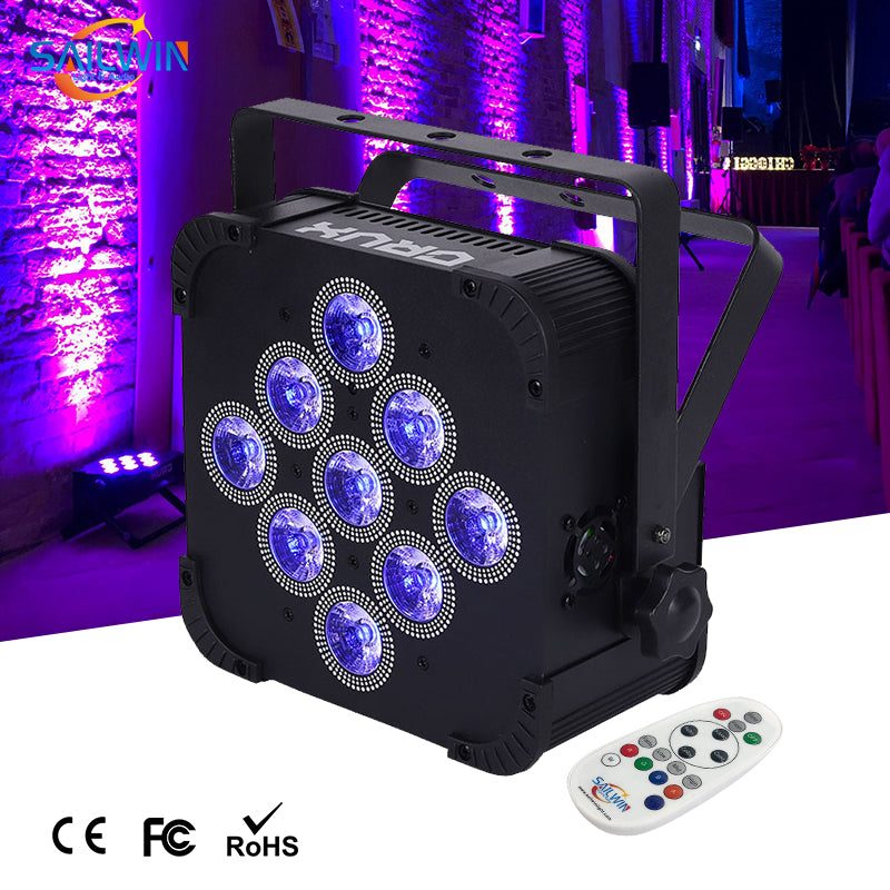 SAILWIN SW-C6V9BW - Foco PAR LED blanco de batería 9 x 18 W - imagen 3