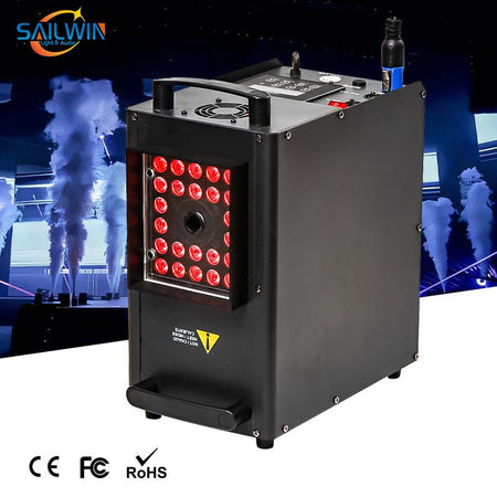 SAILWIN SW-FV24 - Máquina de humo vertical con 24 LED RGBW de 10 W