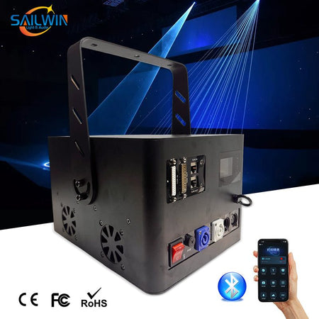 SAILWIN SW-HL10 - Láser RGB de animación de 10 W con Bluetooth - imagen 3