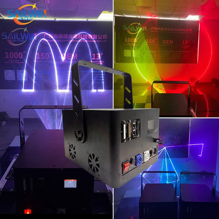 SAILWIN SW-HL10 - Láser RGB de animación de 10 W con Bluetooth - imagen 4