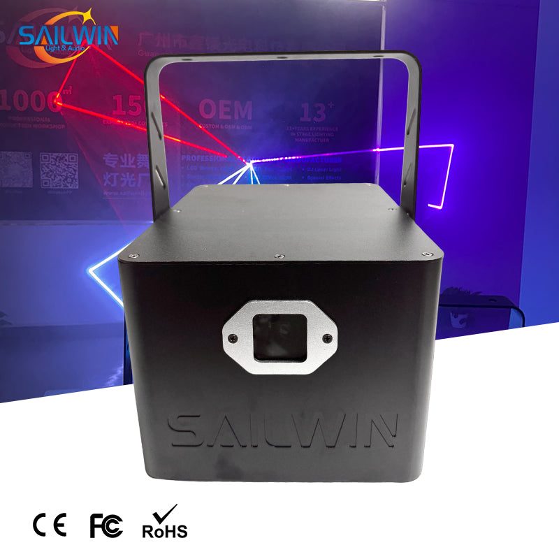 SAILWIN SW-HL15 - Luz láser RGB animada de 15 W con Bluetooth - imagen 2