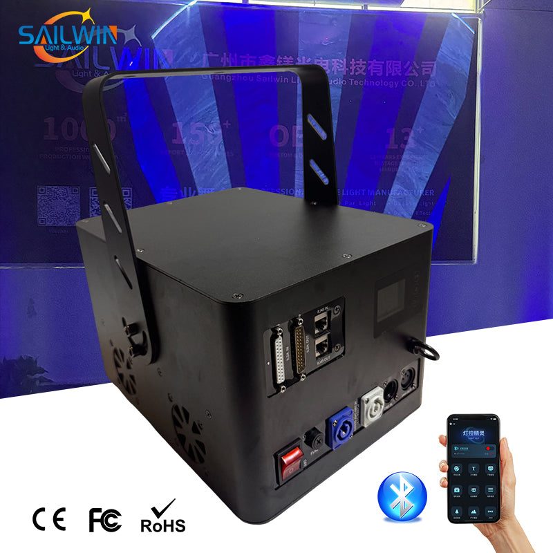 SAILWIN SW-HL15 - Luz láser RGB animada de 15 W con Bluetooth - imagen 3