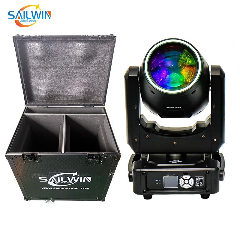 SAILWIN SW-MINIB230 - Cabeza móvil de haz estrecho de 230 W con aro LED - imagen 8