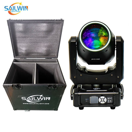 SAILWIN SW-MINIB230 - Cabeza móvil de haz estrecho de 230 W con aro LED - imagen 8