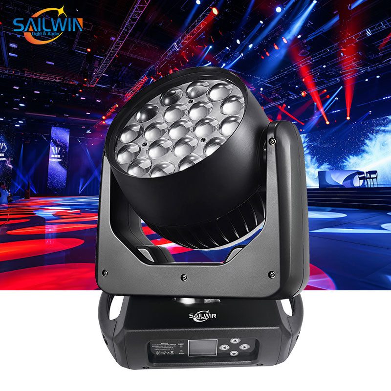SAILWIN SW-NZ1915 - Cabeza móvil LED RGBW con zoom - imagen 2