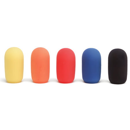 Samson AH8 WINDSCREENS (5 - PACK MULTICOLORED) - Pack de 5 espumas antiviento para micrófonos de diadema Samson AH8 - Tempo Shop