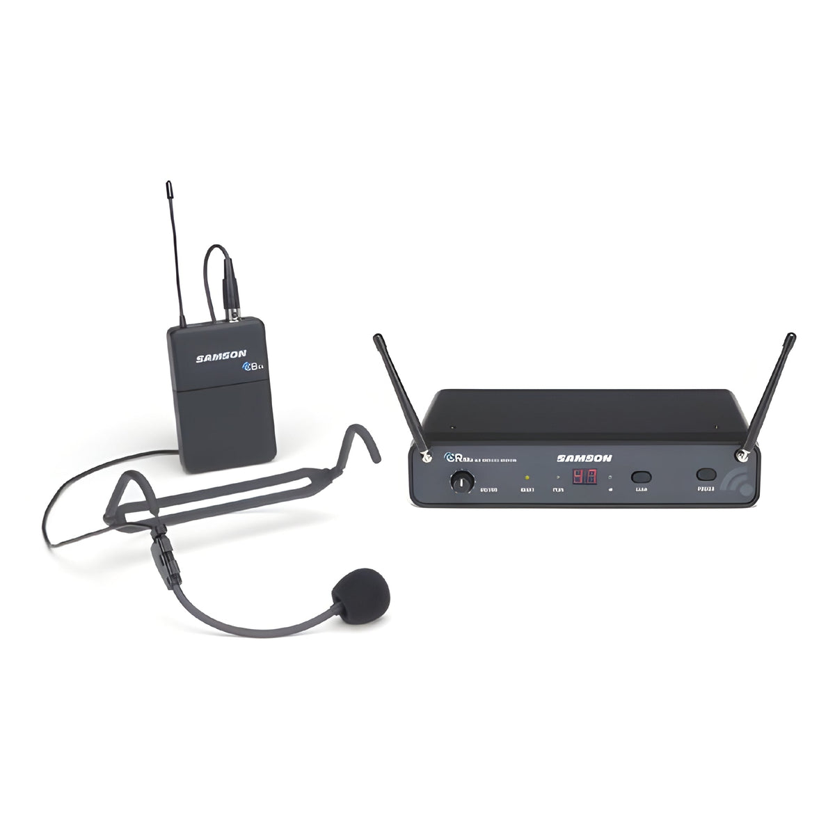Samson CONCERT 88 HEADSET SYSTEM (W/ HS5) - K - BAND - Sistema inalámbrico UHF de diadema con frecuencia - Tempo Shop