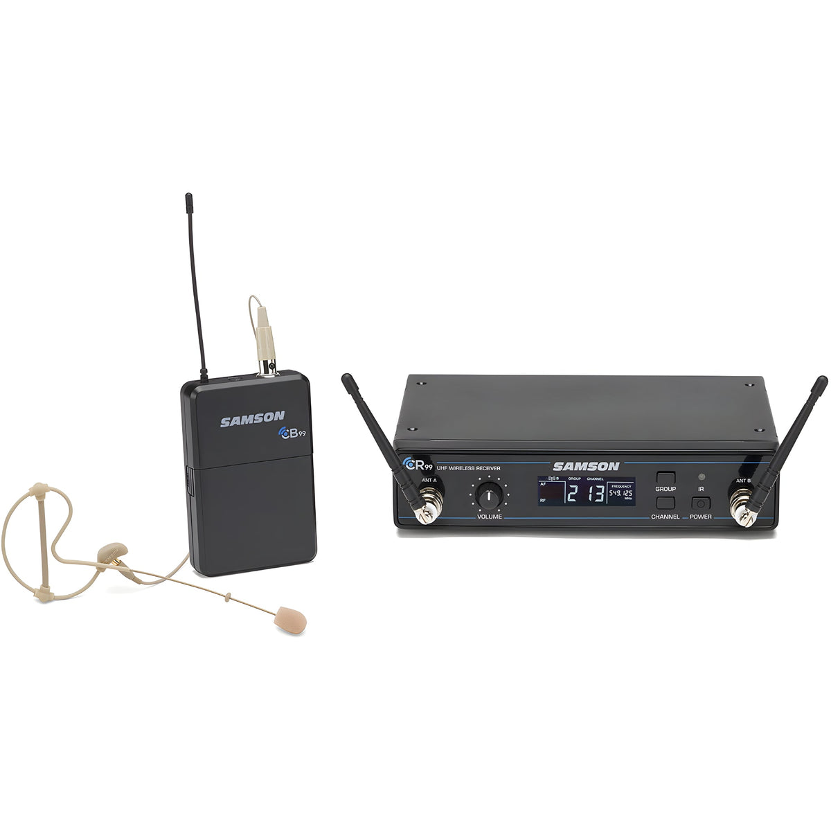 Samson CONCERT 99 EARSET SYSTEM W/ SE10 - F - BAND - Kit receptor Diversity y petaca con micro diadema SE10 - Tempo Shop