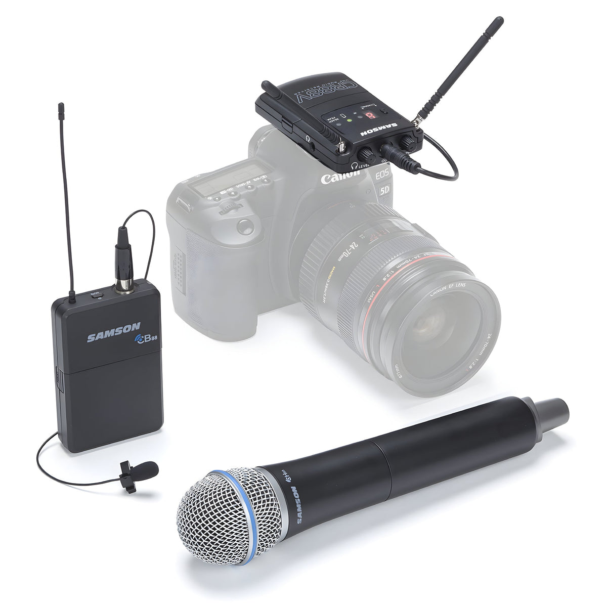 Samson CONCERT88 CAMERA COMBO (F) - Kit receptor DIVERSITY CR88V - Tempo Shop
