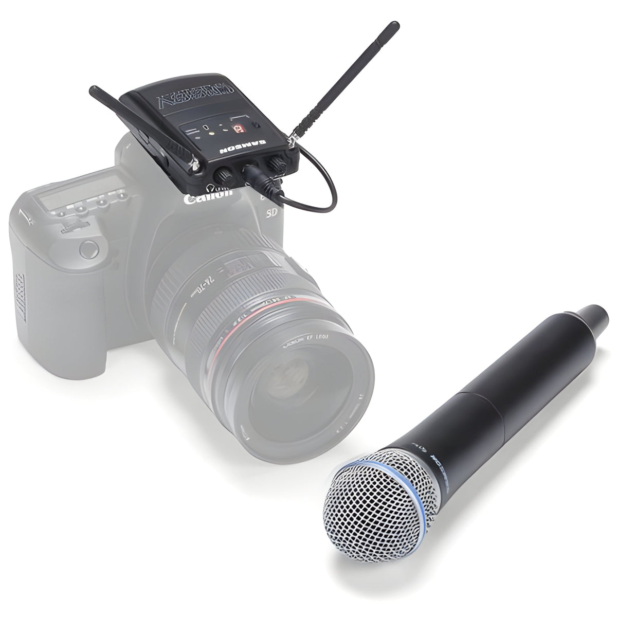 Samson CONCERT88 CAMERA MANO (F) - Kit receptor DIVERSITY CR88V y emisor de mano con cápsula Q8 - Tempo Shop